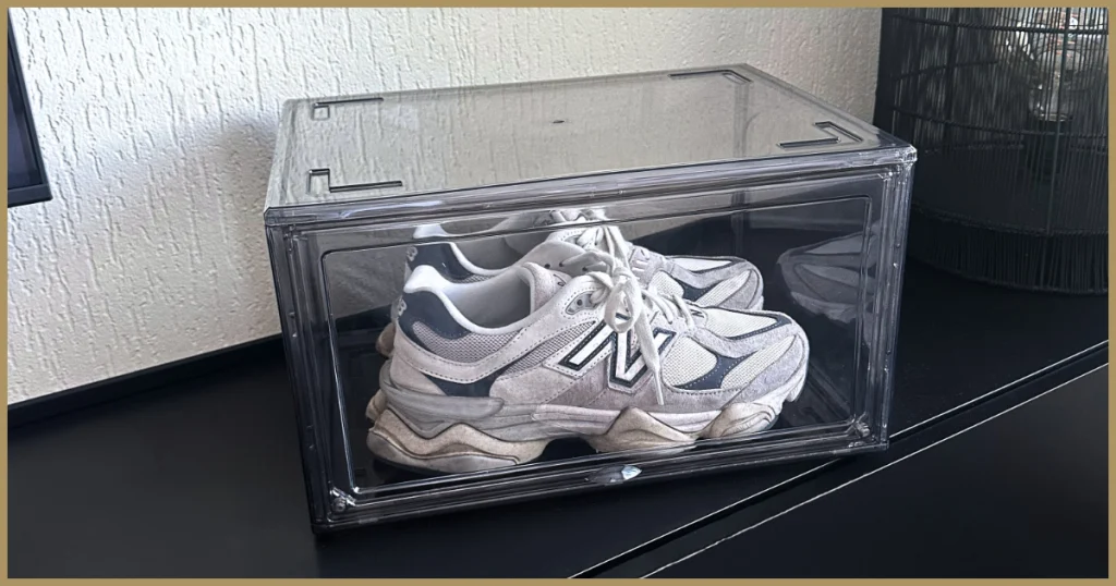 Sneaker Box van Pure Gear voor het veilig en stijlvol bewaren van sneakers.